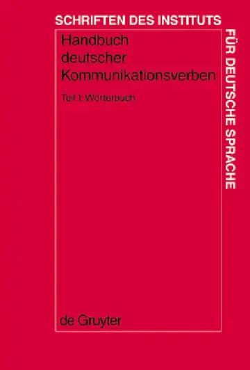 Cover of Wörterbuch
