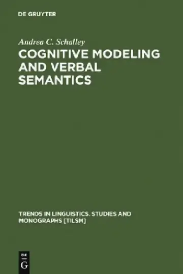 Cover of Cognitive Modeling and Verbal Semantics