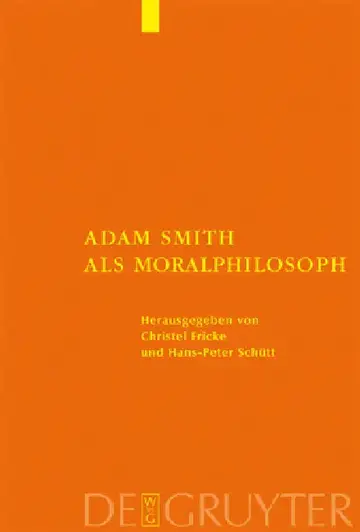 Cover of Adam Smith als Moralphilosoph