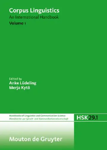 Cover of Corpus Linguistics. Volume 1
