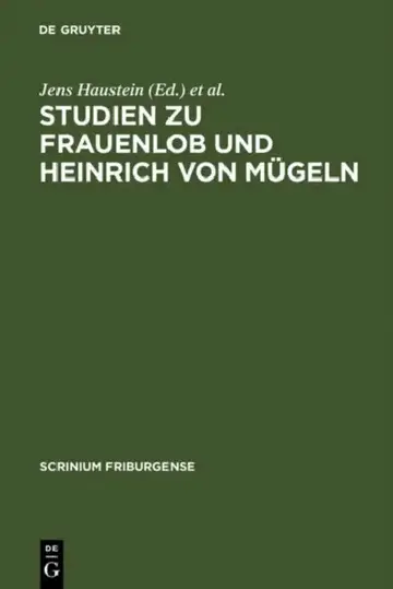 Cover of Studien Zu Frauenlob Und Heinrich Von Mügeln