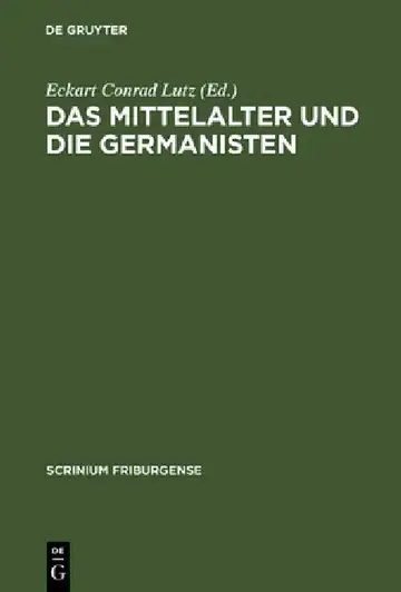 Cover of Das Mittelalter Und Die Germanisten