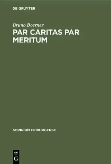 Cover of Par caritas par meritum