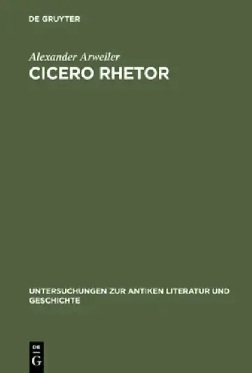 Cover of Cicero rhetor