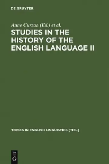 Cover of Studies in the History of the English Language II