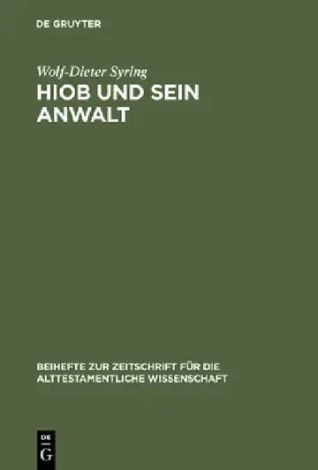 Cover of Hiob und sein Anwalt