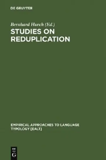 Cover of Studies on Reduplication