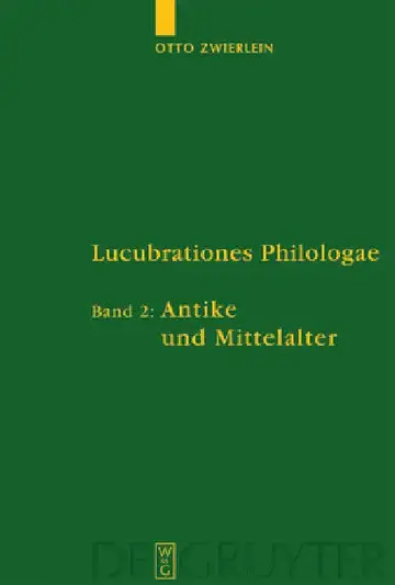 Cover of Lucubrationes Philologae, Band 2, Antike und Mittelalter