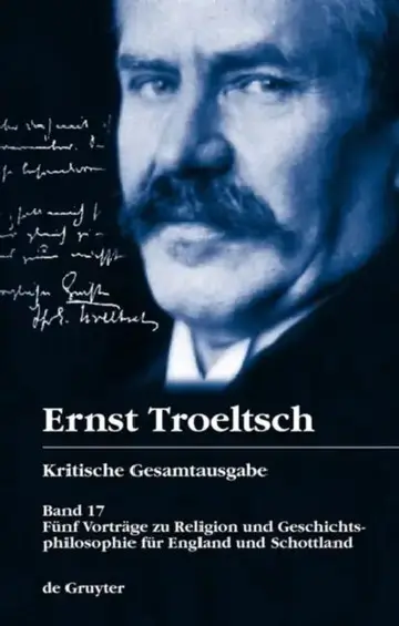 Cover of Funf Vortrage Zu Religion Und Geschichtsphilosophie Fur England Und Schottland = Kritische Gesamtausgabe
