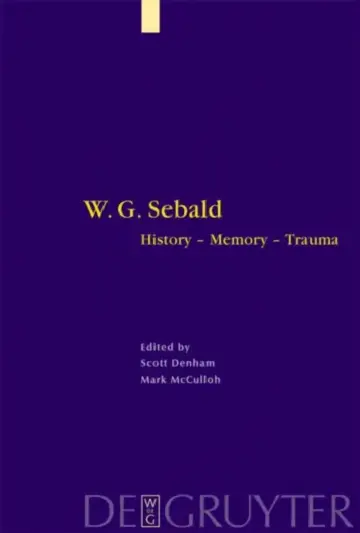 Cover of W. G. Sebald