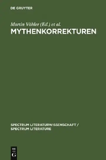 Cover of Mythenkorrekturen
