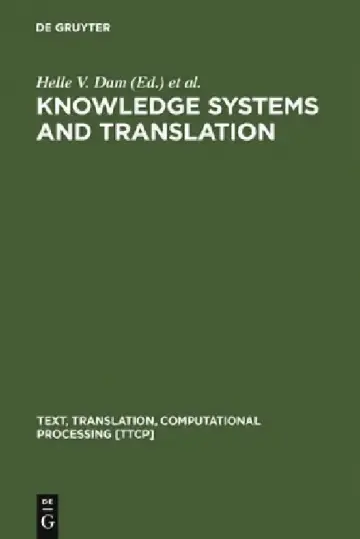 Cover of Knowledge Systems and Translation