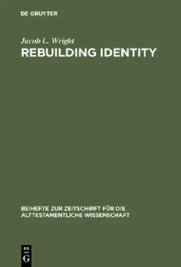 Cover of Rebuilding Identity