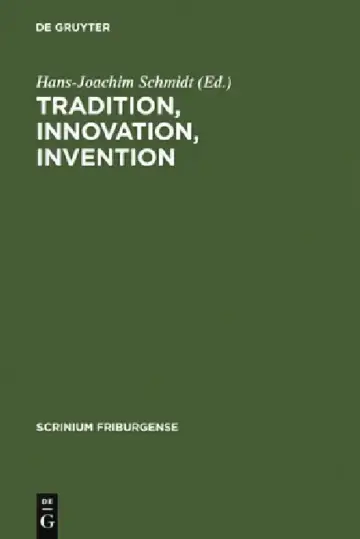 Cover of Tradition, Innovation, Invention