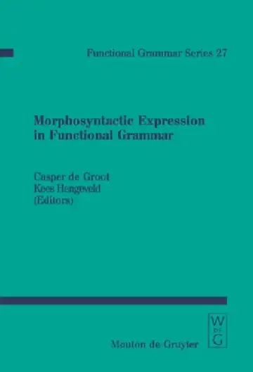 Cover of Morphosyntactic Expression in Functional Grammar