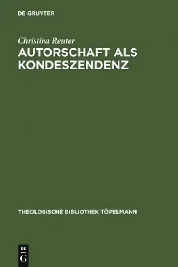 Cover of Autorschaft als Kondeszendenz