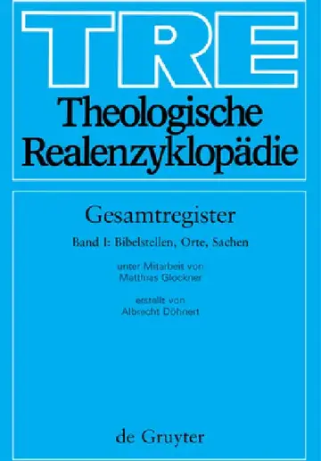 Cover of Bibelstellen, Orte und Sachen = Biblical References, Places, and Subjects