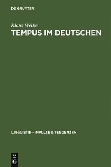 Cover of Tempus im Deutschen