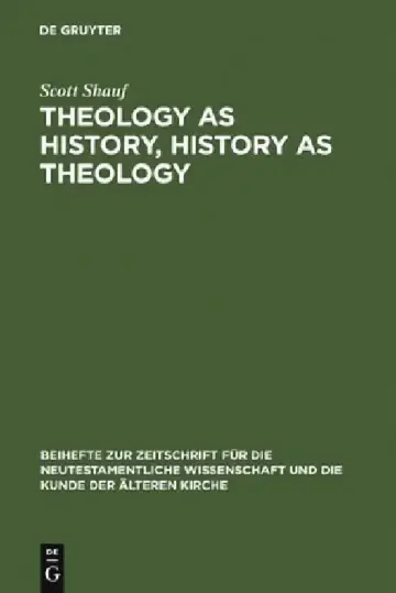 Cover of Theology as History, History as Theology