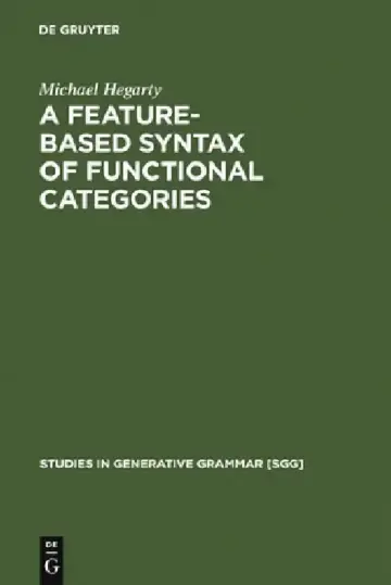 Cover of A Feature-Based Syntax of Functional Categories