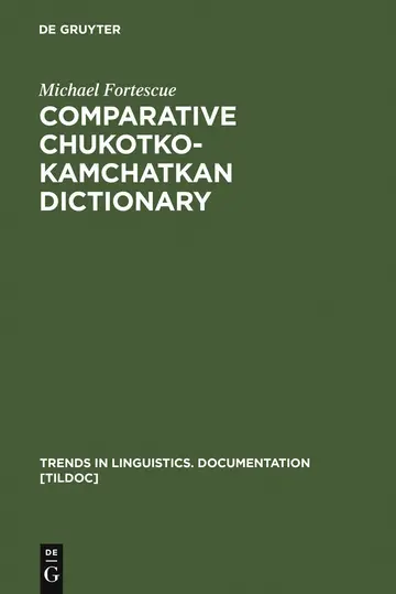 Cover of Comparative Chukotko-Kamchatkan Dictionary