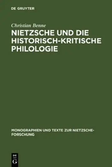 Cover of Nietzsche und die historisch-kritische Philologie