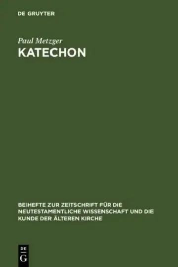 Cover of Katechon = Katechon