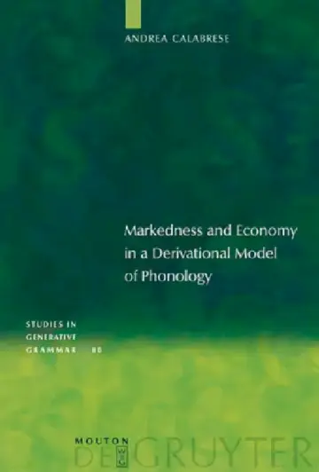 Cover of Markedness and Economy in a Derivational Model of Phonology