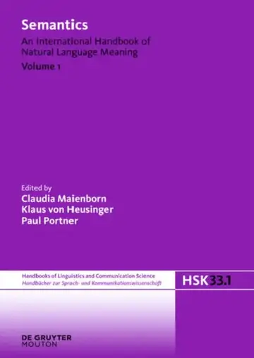 Cover of Semantics. Volume 1
