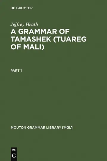 Cover of A Grammar of Tamashek (Tuareg of Mali)