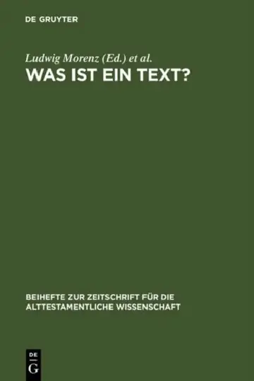 Cover of Was ist ein Text?