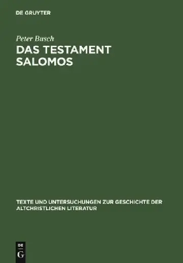 Cover of Das Testament Salomos