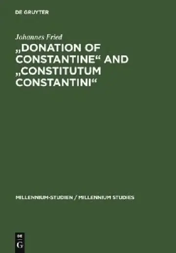 Cover of Donation of Constantine and Constitutum Constantini
