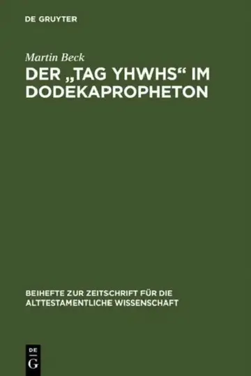 Cover of Der "Tag YHWHs" im Dodekapropheton