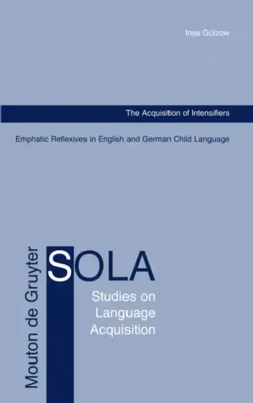 Cover of The Acquisition of Intensifiers
