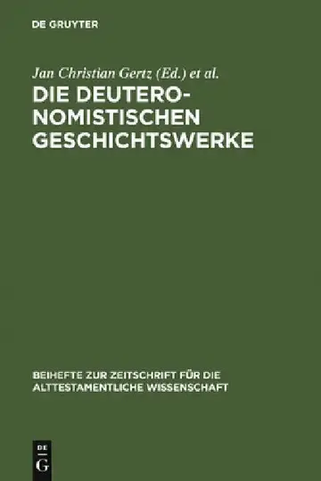 Cover of Die Deuteronomistischen Geschichtswerke