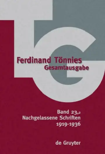 Cover of Nachgelassene Schriften