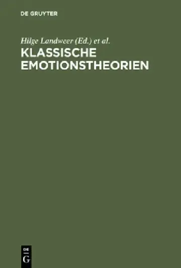 Cover of Klassische Emotionstheorien