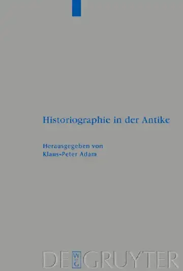 Cover of Historiographie in der Antike