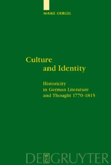 Cover of Culture and Identity