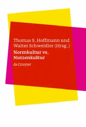 Cover of Normkultur versus Nutzenkultur