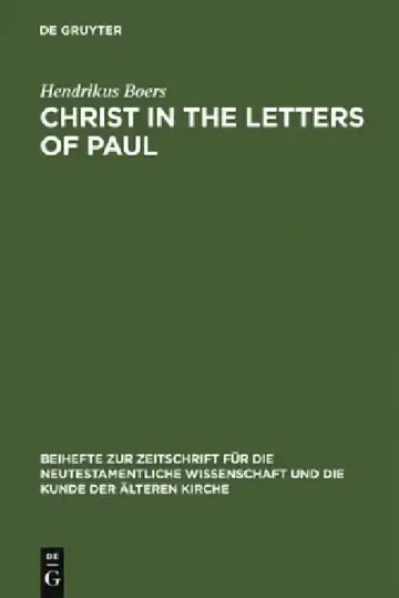 Cover of Christ in the Letters of Paul