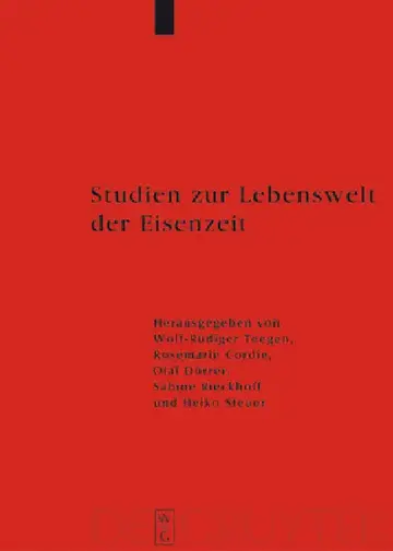 Cover of Studien Zur Lebenswelt Der Eisenzeit