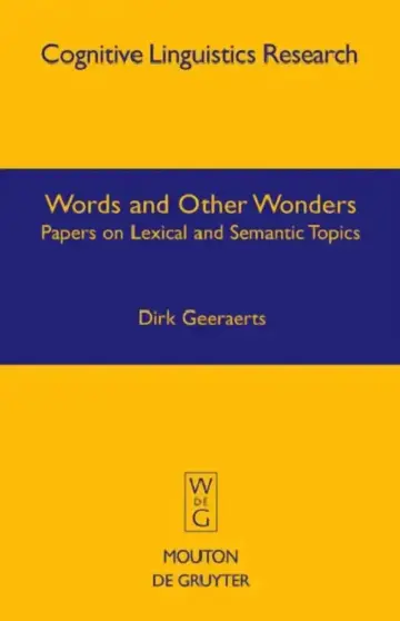 Cover of Words and Other Wonders