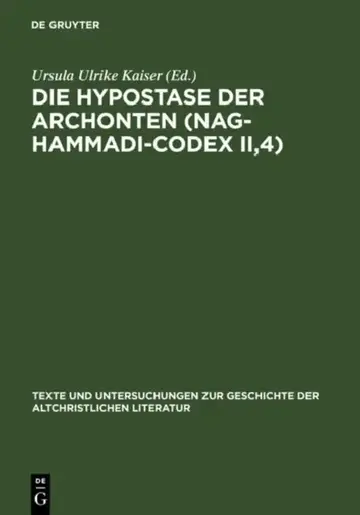 Cover of Die Hypostase der Archonten (Nag-Hammadi-Codex II,4)