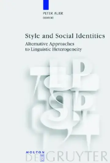 Cover of Style and Social Identities