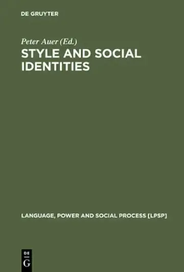Cover of Style and Social Identities