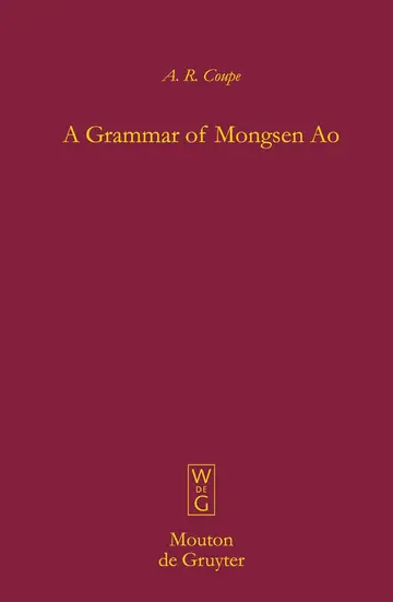 Cover of A Grammar of Mongsen Ao