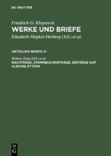 Cover of Nachtrage, Stammbucheintrage, Eintrage Auf Albumblattern
