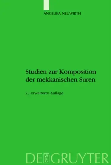 Cover of Studien Zur Komposition Der Mekkanischen Suren